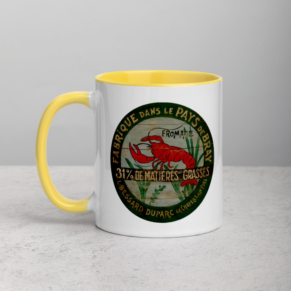 Red Lobster Mug with Color Inside