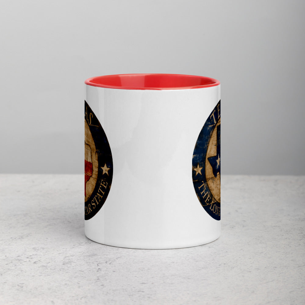 Texas Mug with Color Inside