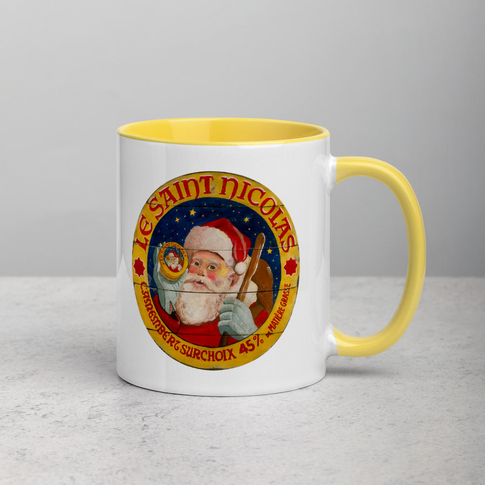 Santa Mug with Color Inside