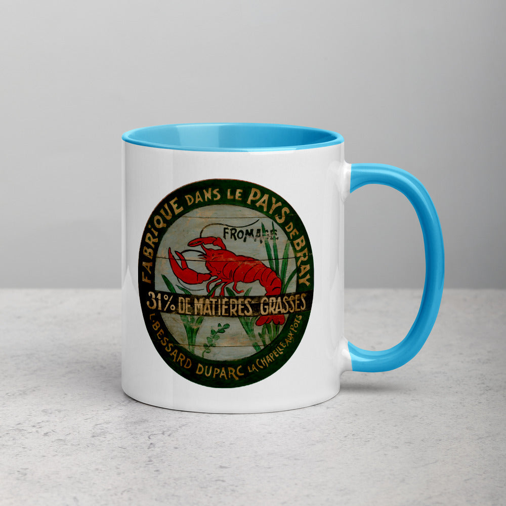 Red Lobster Mug with Color Inside
