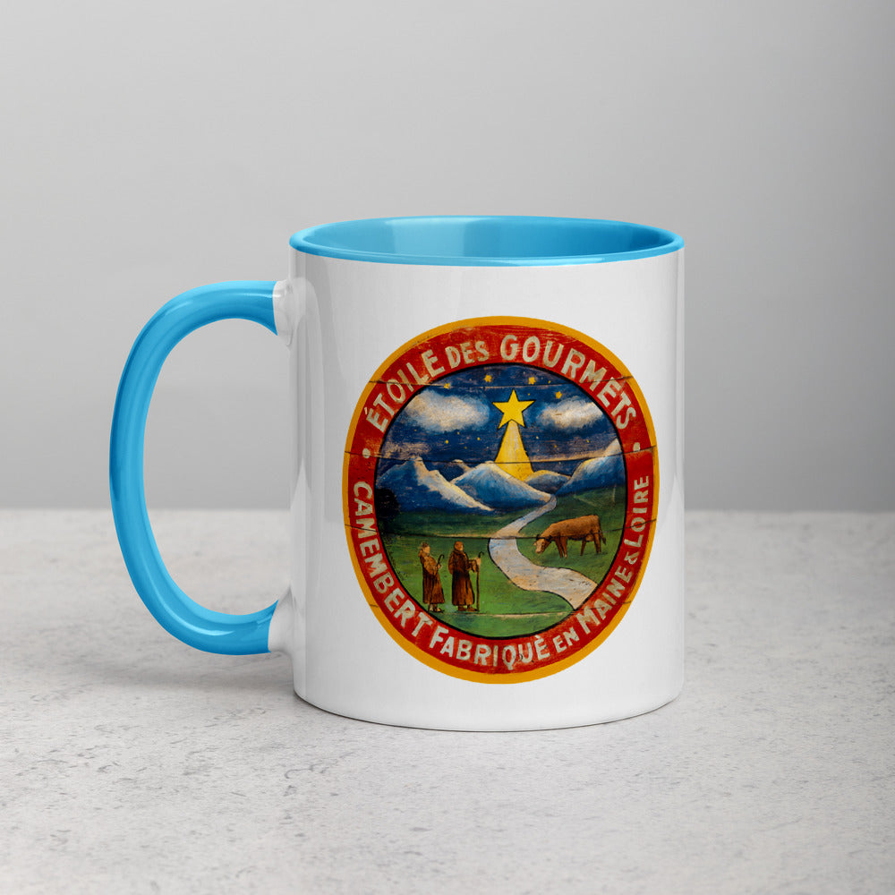 Christmas Star Mug with Color Inside