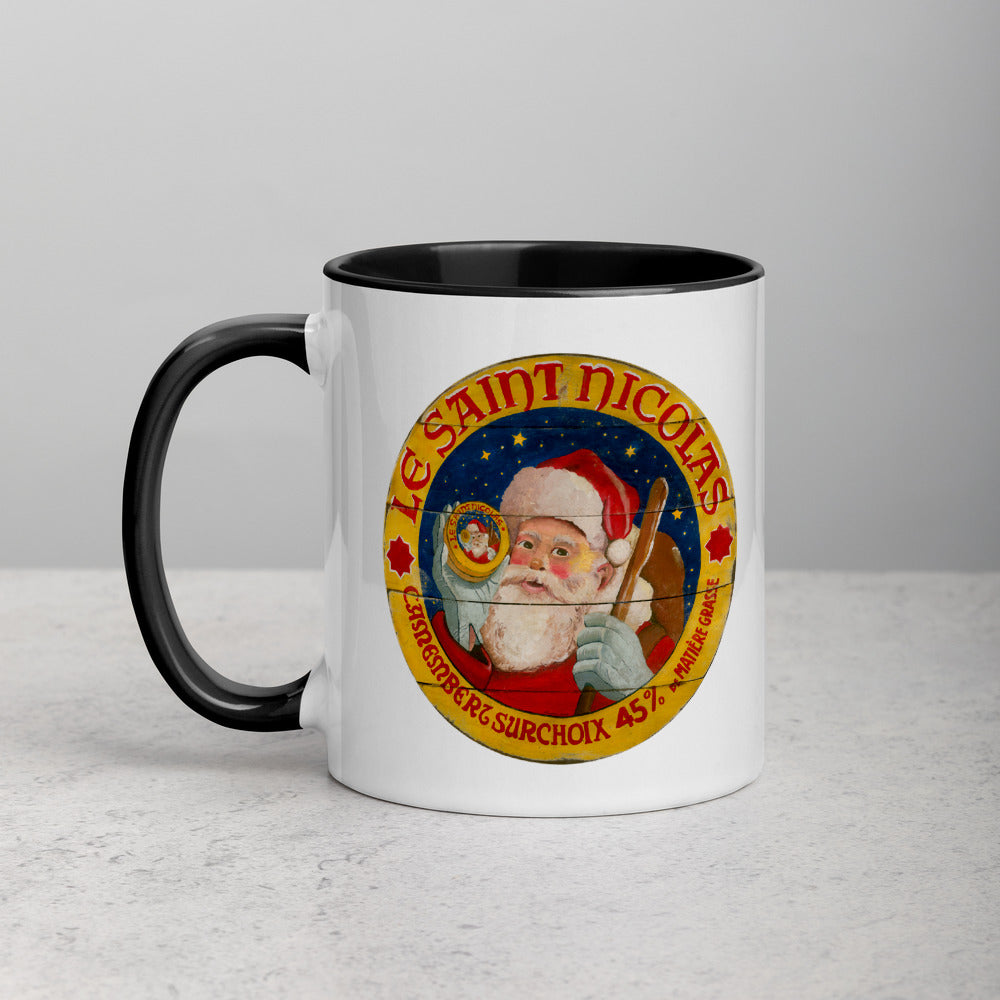 Santa Mug with Color Inside