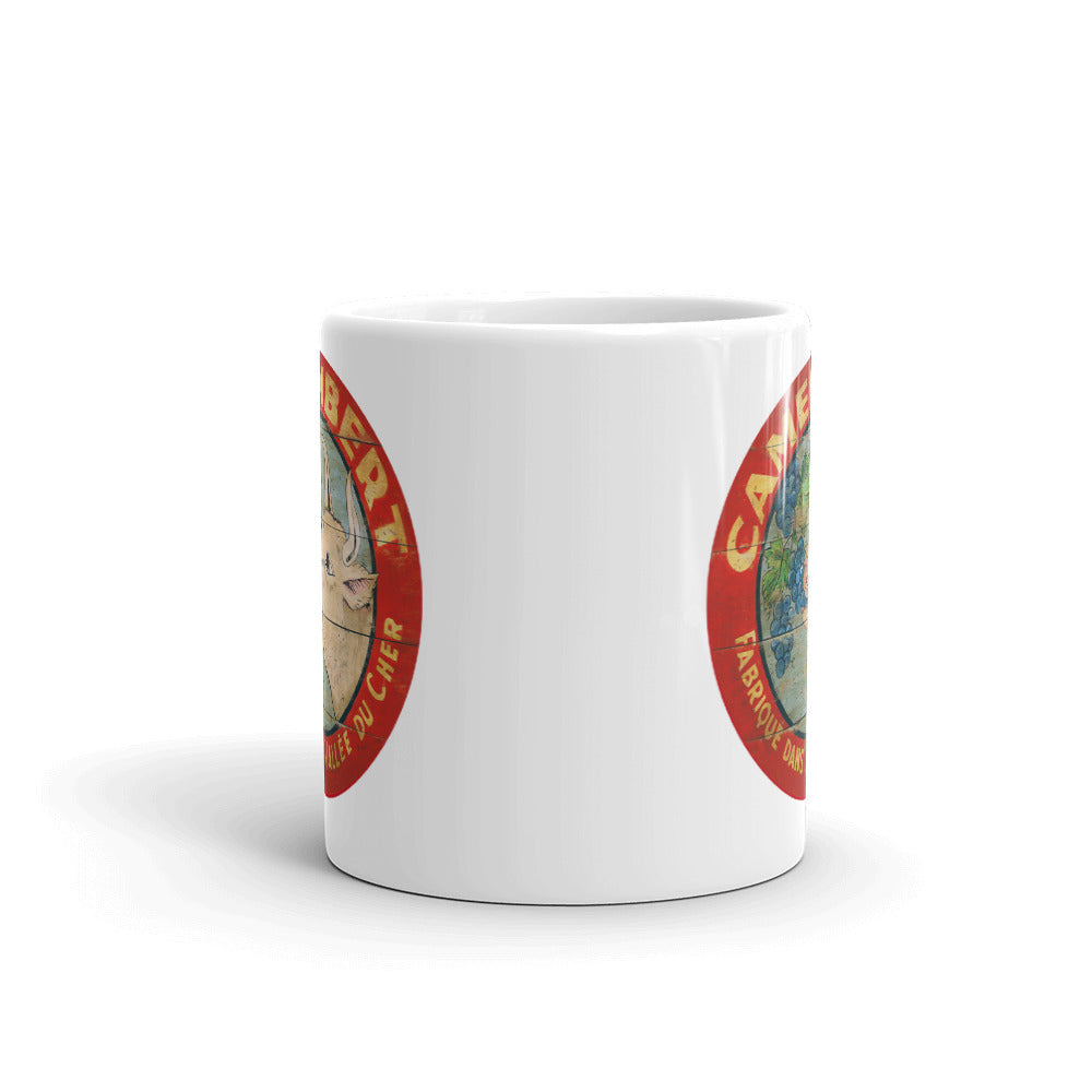 Cow White Glossy Mug