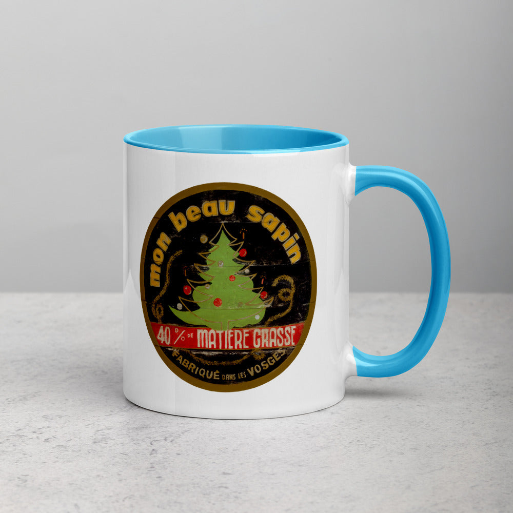 Christmas Tree Mug with Color Inside