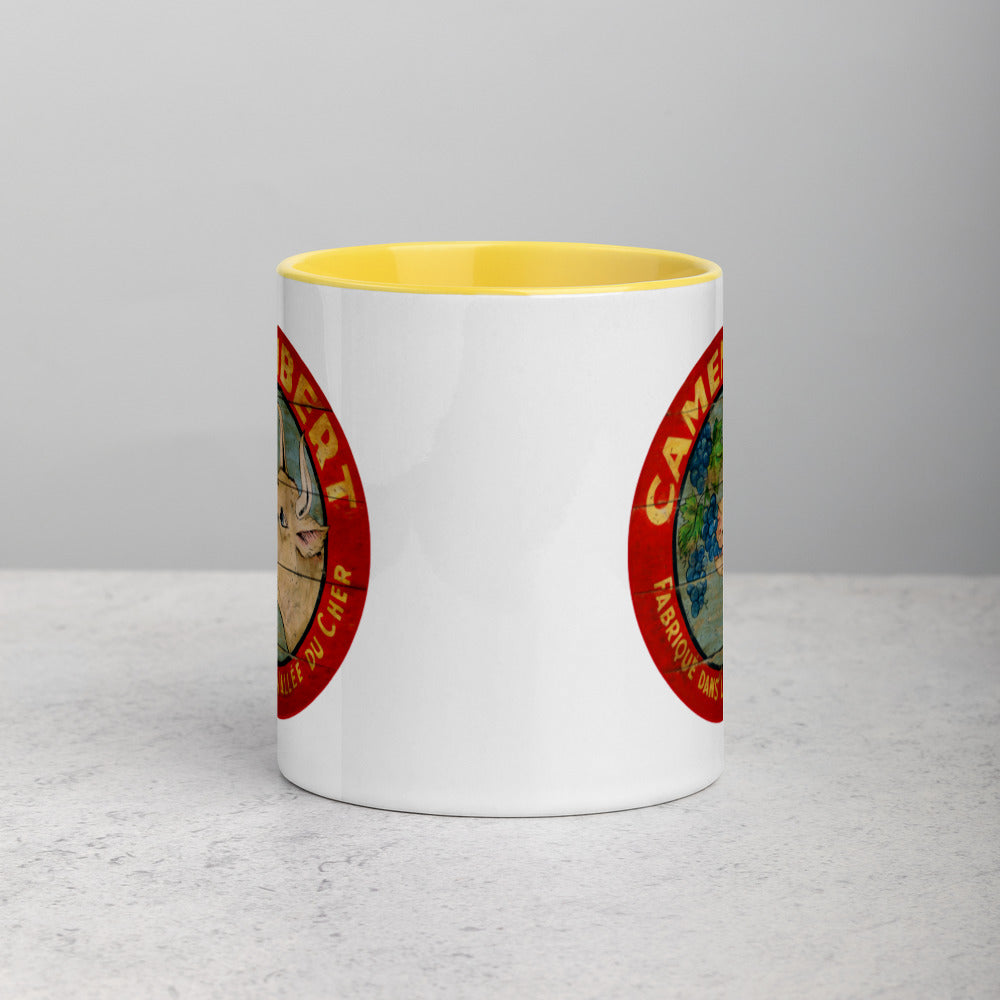 Cow Mug with Color Inside