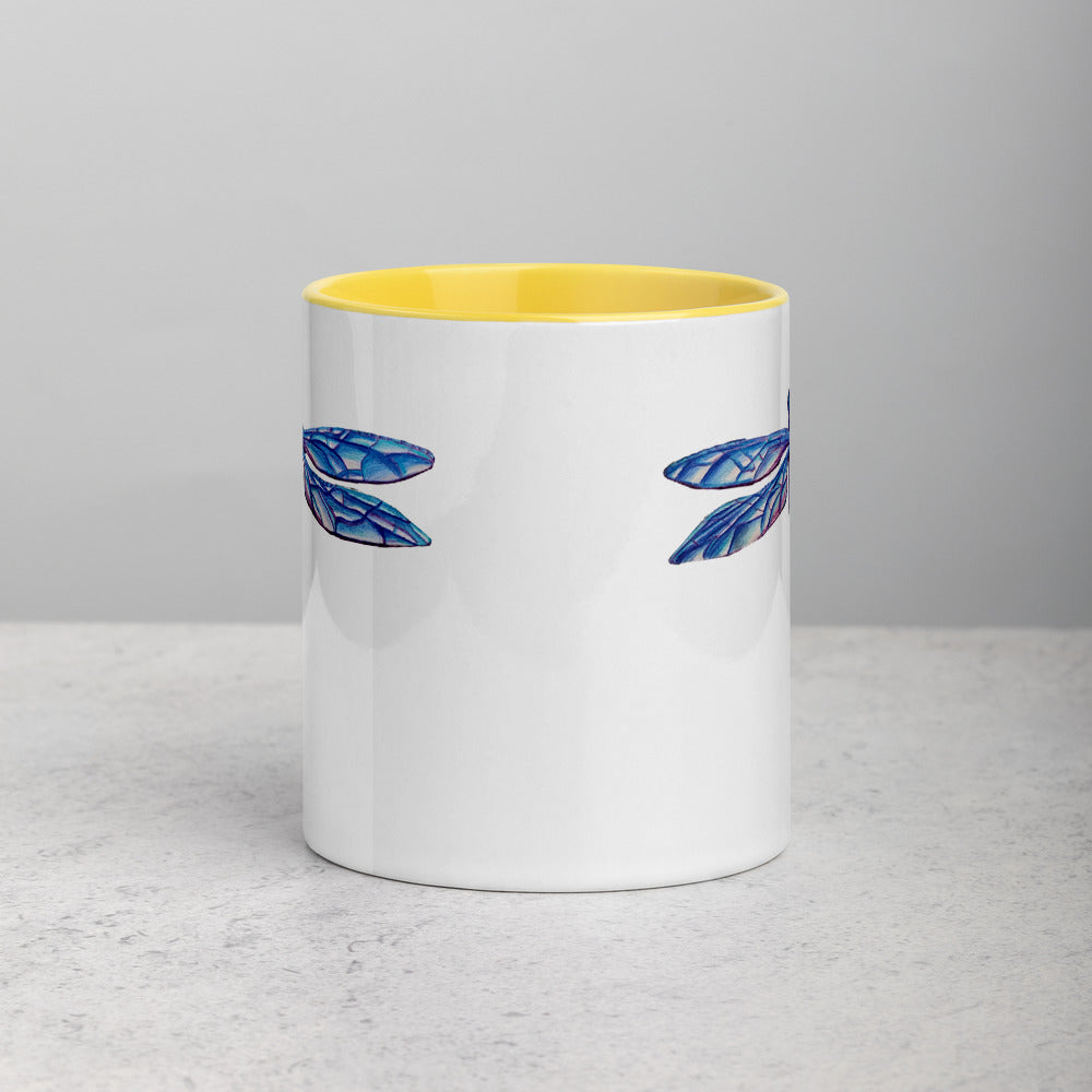 Dragonfly Mug with Color Inside