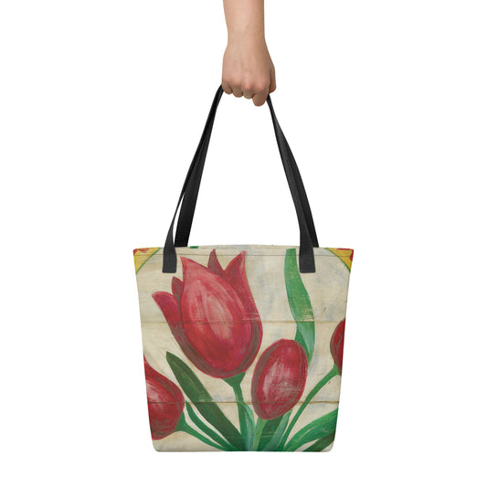 Red Tulip Tote