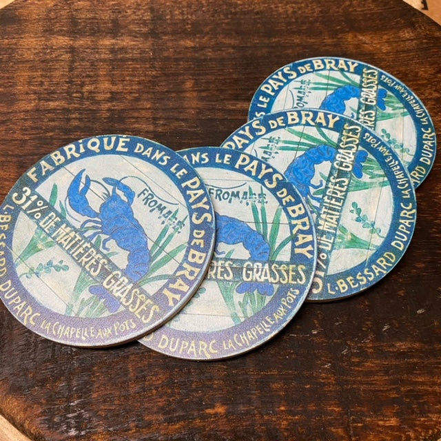 Rare Blue Lobster Coasters (set of 4)