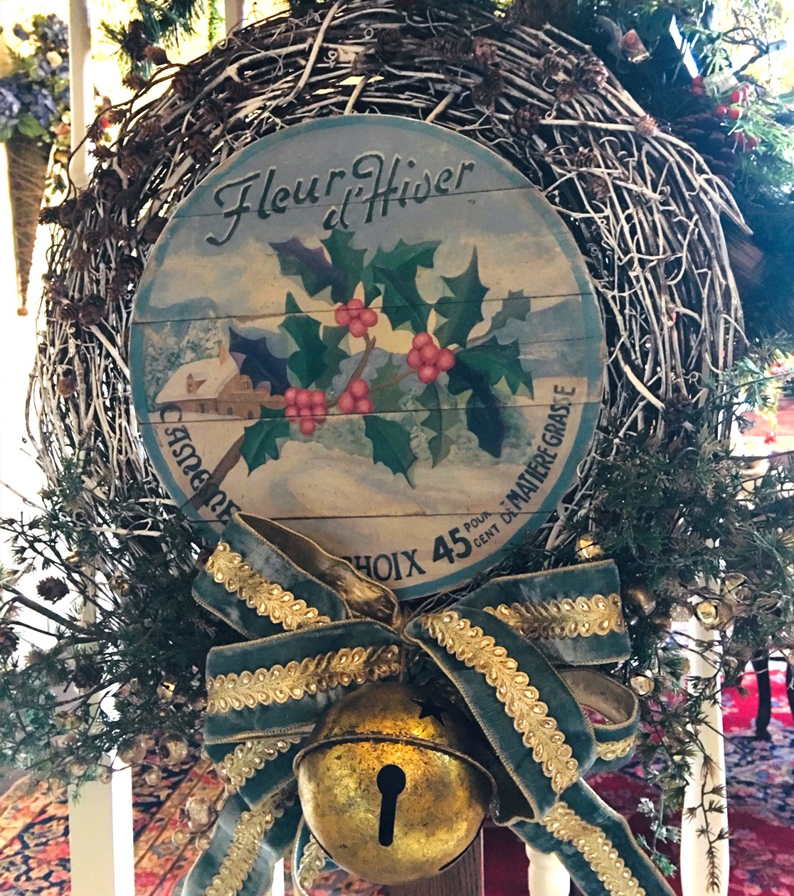 Winter Holly wreath by Darrellene designs