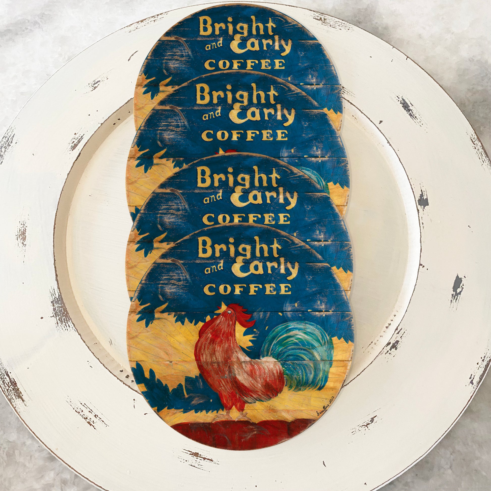 Bright & Early Coasters (set of 4)