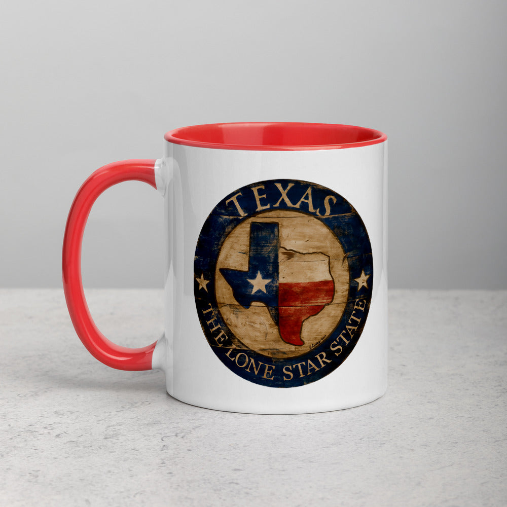 Texas Mug with Color Inside