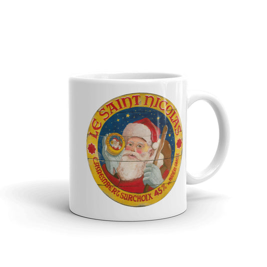 Santa White Glossy Mug