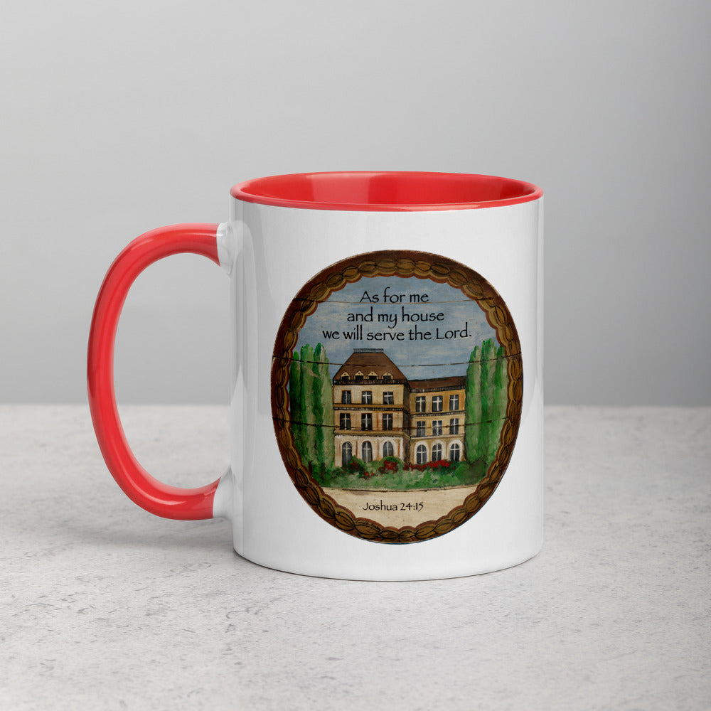 Serve the Lord Mug with Color Inside