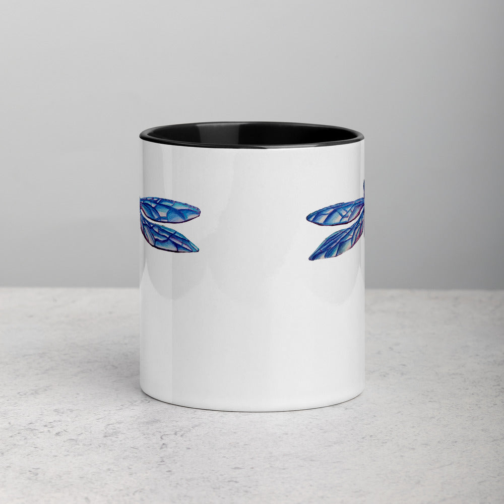 Dragonfly Mug with Color Inside