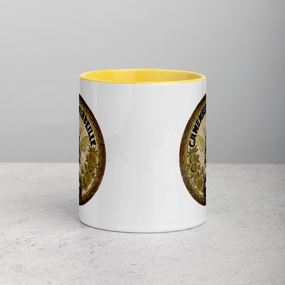 Gold Bee Mug with Color Inside