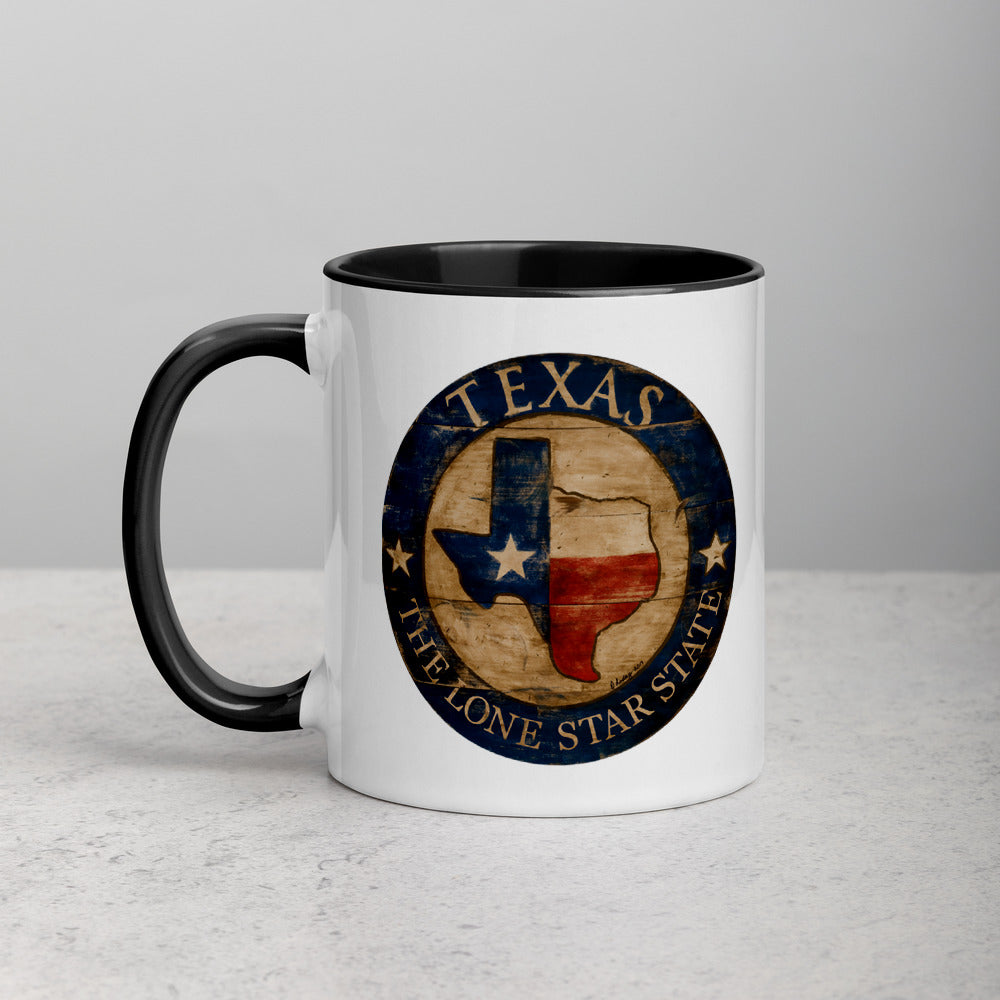 Texas Mug with Color Inside