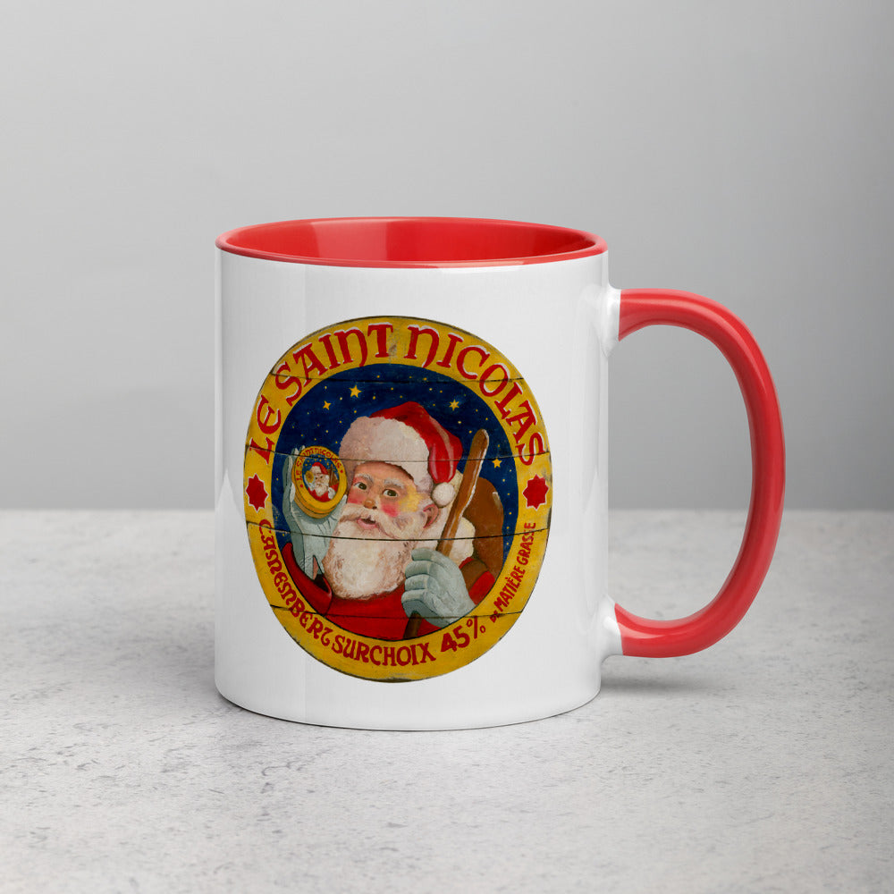 Santa Mug with Color Inside