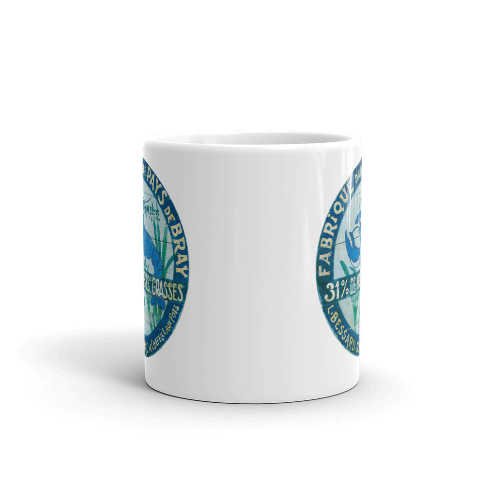 Rare Blue Lobster White Glossy Mug