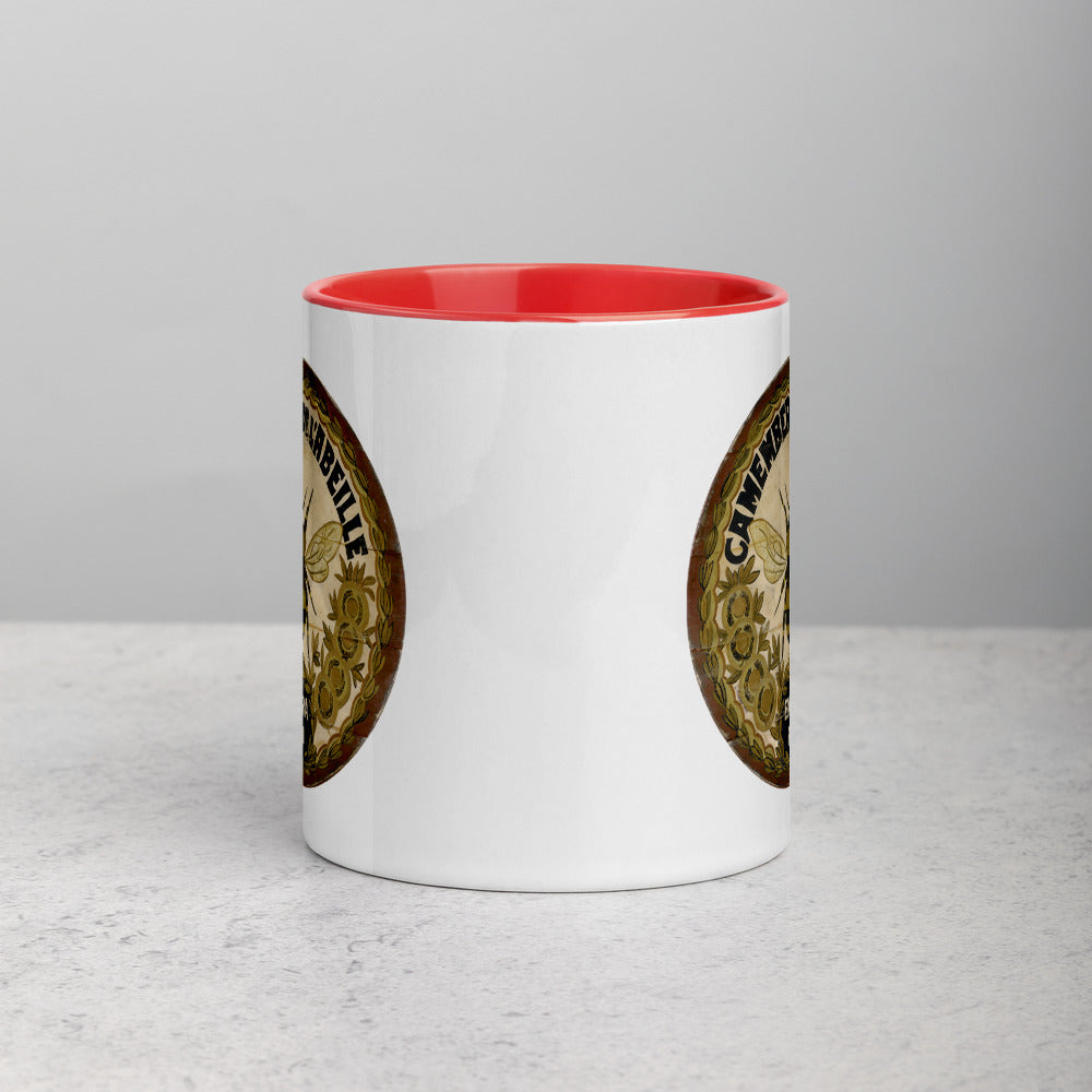 Gold Bee Mug with Color Inside